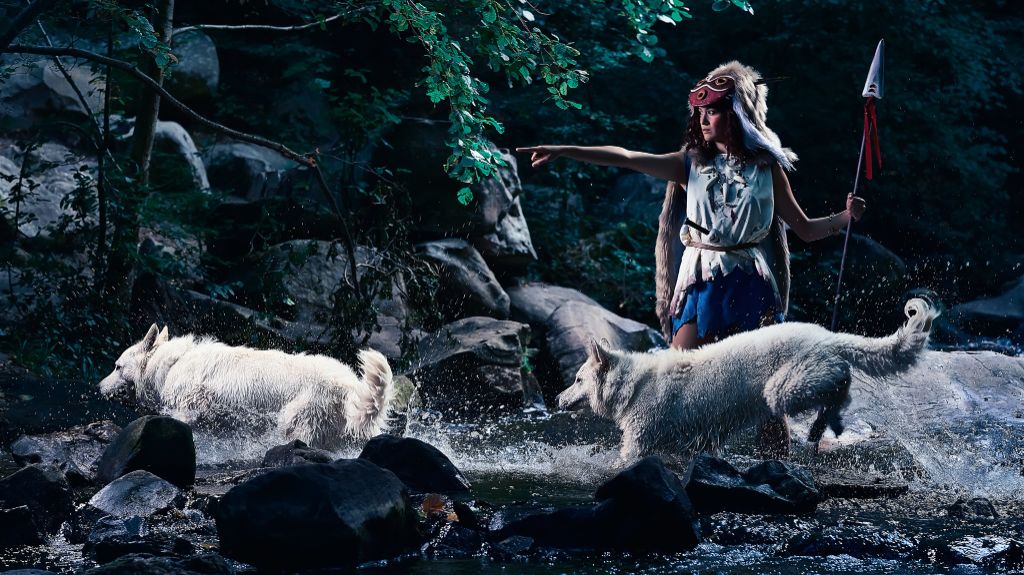 Du Blanc Des Amaroks - Shooting "Princesse Mononoke"